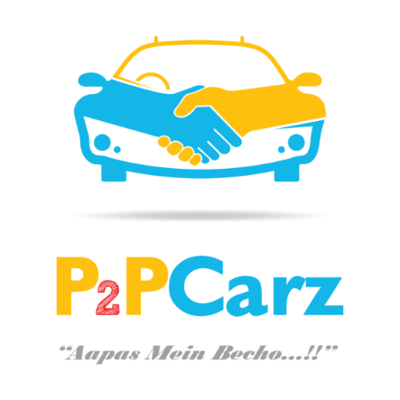 logo for P2P Cars, P2P Carz is peer to peer car selling and buying platform.